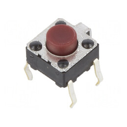 Microîntrerupător TACT SPST-NO 0,2A/15VDC THT | Electronic-mag.ro | Componente Electronice