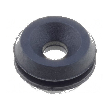 Manșon din gumă neagră Øorif.mont 5,8mm Øorif 2,33mm | Electronic-mag.ro | Componente Electronice