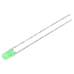 LED 3mm verde 40-60mcd 60° convex | Electronic-mag.ro | Componente Electronice