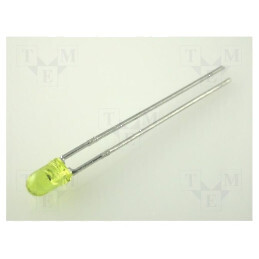 LED 3mm galben 10-50mcd 50° convex 2,1-2,5V | Electronic-mag.ro | Componente Electronice