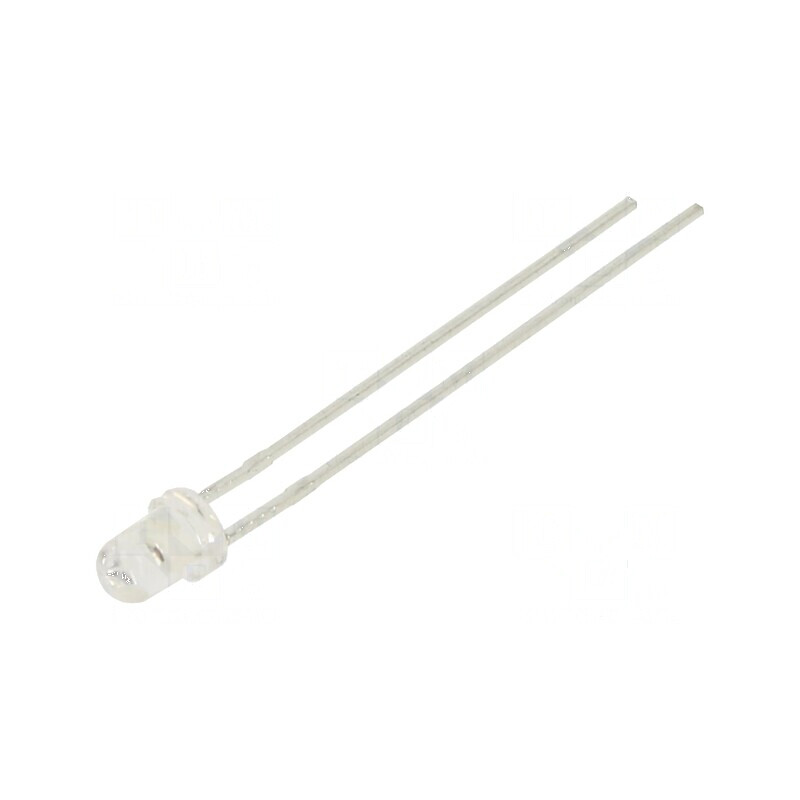 LED 3mm portocalie 3800mcd 30° convex | Electronic-mag.ro | Componente Electronice
