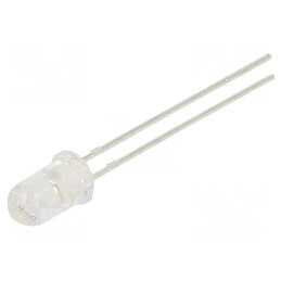 LED 5mm portocalie 11000mcd 15° convex | Electronic-mag.ro | Componente Electronice