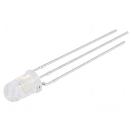 LED 5mm roșu/albastru 30° convex nr. term 3 | Electronic-mag.ro | Componente Electronice