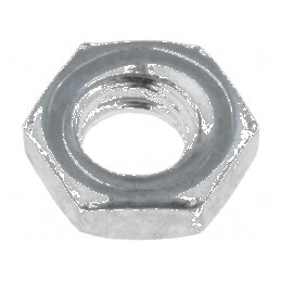 Piuliță hexagonală UNC 4-40 din oțel cu acoperire zincată | Electronic-mag.ro | Componente Electronice