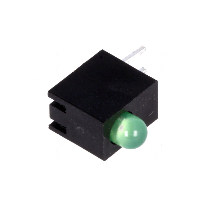 LED 3mm verde 20mA 80° 1,6-2,6V | Electronic-mag.ro | Componente Electronice