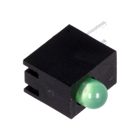 LED 3mm verde 20mA 80° 1,6-2,6V | Electronic-mag.ro | Componente Electronice