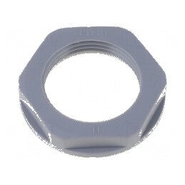 Piuliță PG11 poliamidă 24mm gri închis 40-100°C Filet PG | Electronic-mag.ro | Componente Electronice