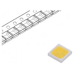 LED alb rece 5700-6300K 110-120lm 120° SMD 350mA 2,8-3,5VDC | Electronic-mag.ro | Componente Electronice