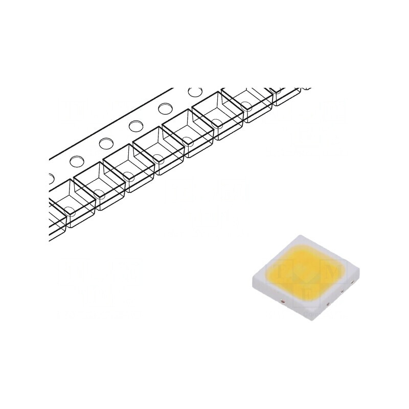 LED alb rece 5700-6300K 110-120lm 120° SMD 350mA 2,8-3,5VDC | Electronic-mag.ro | Componente Electronice LED alb rece 5700-6300K 110-120lm 120° SMD 350mA 2,8-3,5VDC | Electronic-mag.ro | Componente Electronice