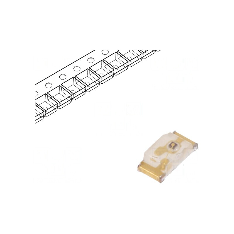 LED SMD 0603 Verde 20-50mcd 1,6x0,8x0,45mm 120° 20mA 75mW | Electronic-mag.ro | Componente Electronice