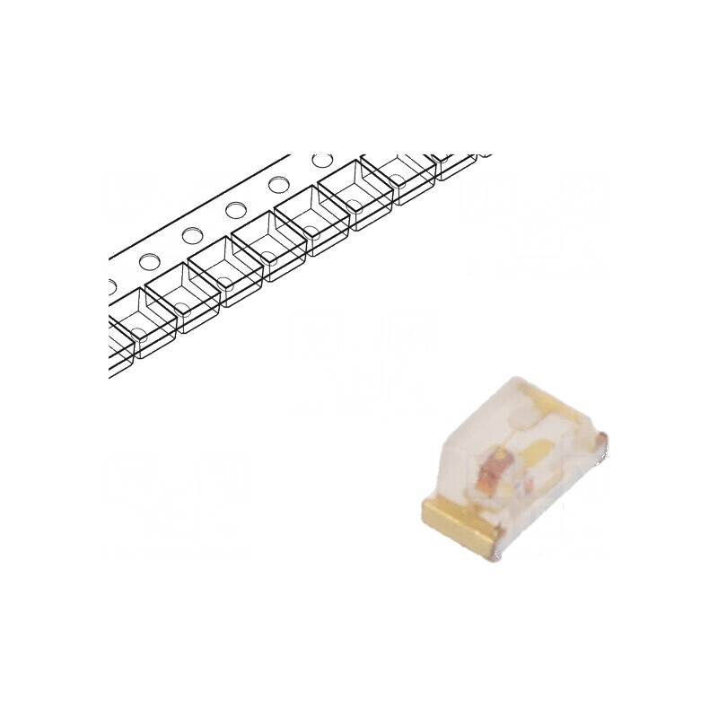 LED SMD 0603 roșu 8-15mcd 1,6x0,8x0,75mm 150° 20mA 617nm | Electronic-mag.ro | Componente Electronice
