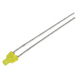 LED dreptunghiular 4x2,8mm galben 1,8÷5mcd 70° 20mA | Electronic-mag.ro | Componente Electronice