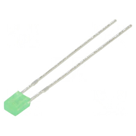 LED dreptunghiular 3x2mm verde 3÷6mcd 20mA | Electronic-mag.ro | Componente Electronice