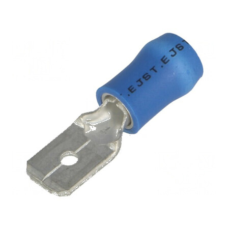 Terminal plat 6,3mm tată 1÷2,5mm² pentru cablu, crimpat | Electronic-mag.ro | Componente Electronice