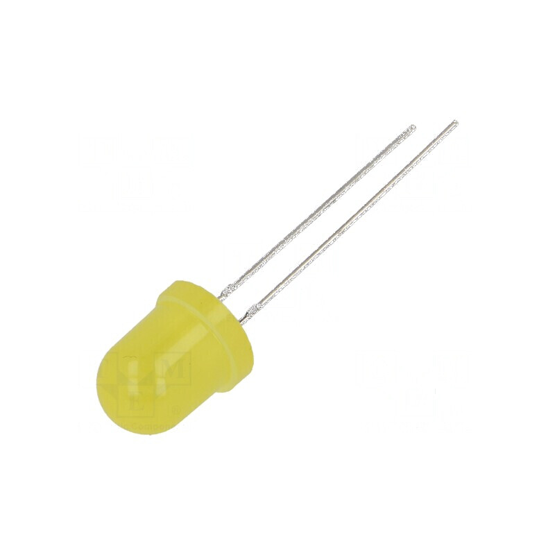 LED 8mm galben 40-45mcd 40° convex nr. term 2 | Electronic-mag.ro | Componente Electronice