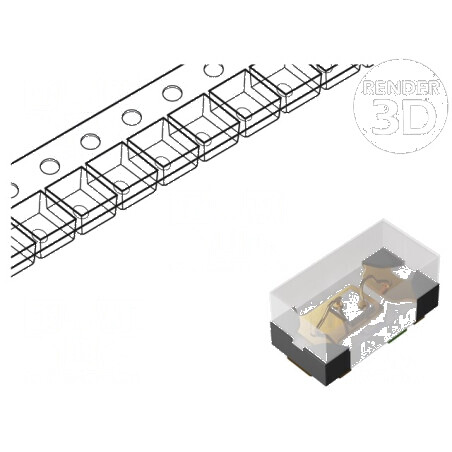 LED SMD 0402 roșie 15-35mcd 120° 20mA 624nm | Electronic-mag.ro | Componente Electronice