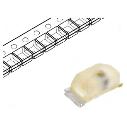 LED SMD 0603 roșie 2,8-7,1mcd 1,7x0,7x0,65mm 160° 2mA | Electronic-mag.ro | Componente Electronice