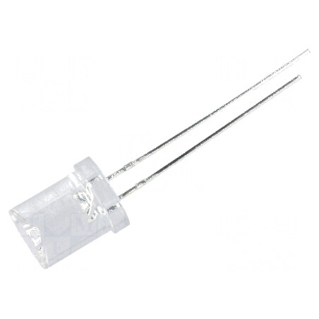 LED 8mm galben 250-500mcd 120° concav | Electronic-mag.ro | Componente Electronice