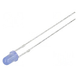 LED 3mm Albastru 500mcd 40° Convex | Electronic-mag.ro | Componente Electronice