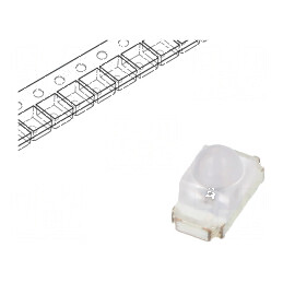 Emițător IR 1,5mm transparent 30° λp max 850nm SMD 20mA | Electronic-mag.ro | Componente Electronice
