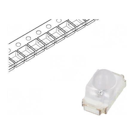 Emițător IR 1,5mm transparent 30° λp max 850nm SMD 20mA | Electronic-mag.ro | Componente Electronice