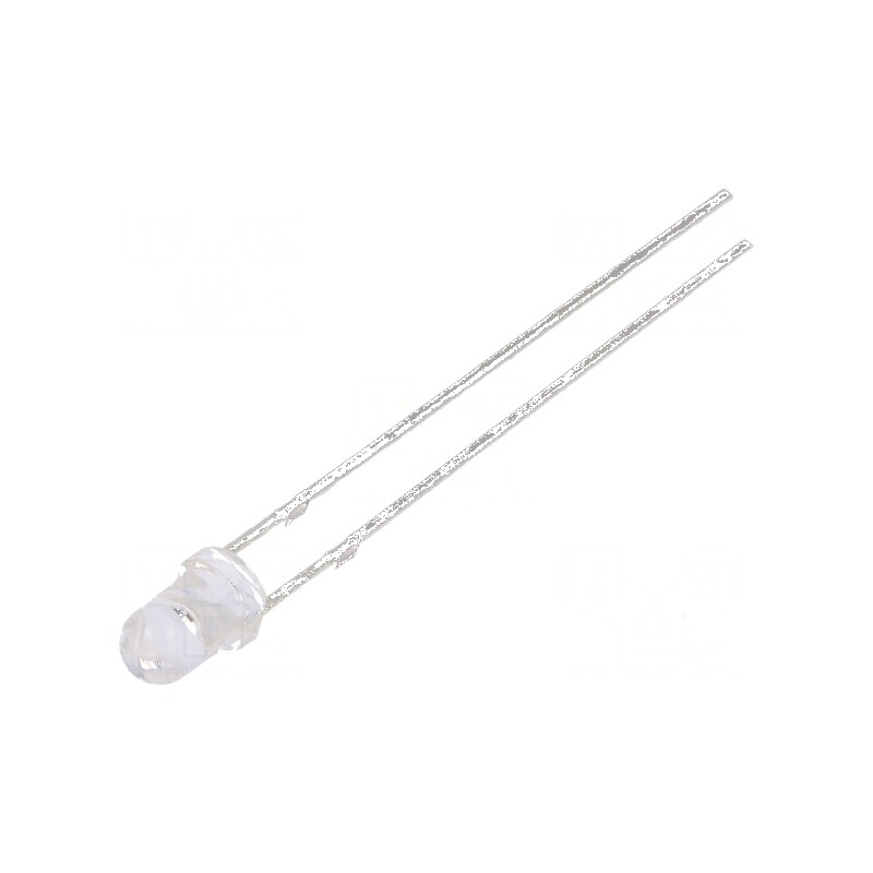 LED 3mm portocalie 1560-2500mcd 30° convex | Electronic-mag.ro | Componente Electronice