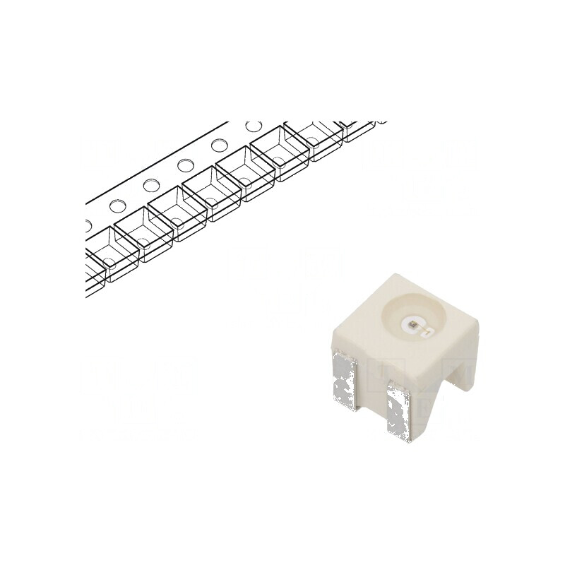 LED SMD 4040 galben 280-355mcd 3,8x3,8x2,85mm 120° 20mA | Electronic-mag.ro | Componente Electronice