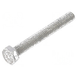 Şurub M5x40mm hexagonal oțel inoxidabil A2 DIN 933 | Electronic-mag.ro | Componente Electronice