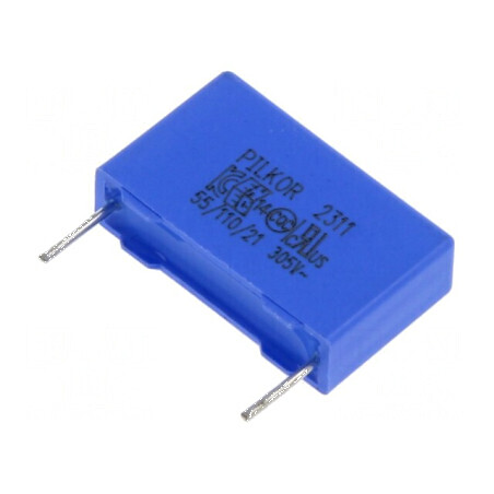 Condensator polipropilenă X2 100nF THT ±20% 15mm 305V | Electronic-mag.ro | Componente Electronice