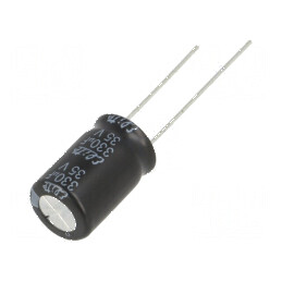Condensator electrolitic THT 330uF 35VDC Ø10x16mm 5mm | Electronic-mag.ro | Componente Electronice