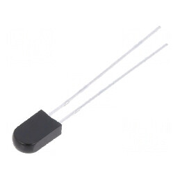 Fototranzistor 5mm 940nm 30V cu lentilă neagră | Electronic-mag.ro | Componente Electronice