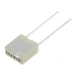 Condensator poliester 10nF 200VAC 400VDC 5mm ±10% THT R82 | Electronic-mag.ro | Componente Electronice