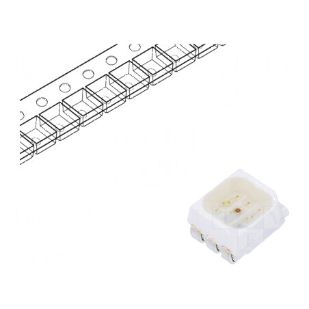 Bandă LED SMD 3528 RGB PLCC6 20mA 3,5x2,8x1,8mm | Electronic-mag.ro | Componente Electronice