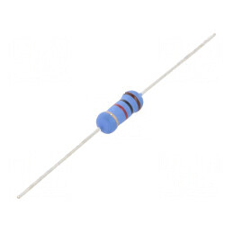 Rezistor metal oxid 1kΩ 2W ±5% Ø5x12mm -55÷155°C | Electronic-mag.ro | Componente Electronice