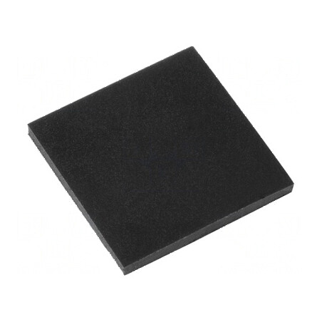 Picioruş autoadeziv negru din gumă 15mm x 15mm x 1,5mm | Electronic-mag.ro | Componente Electronice