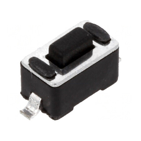 Microîntrerupător TACT SPST-NO 0,05A/12VDC SMT | Electronic-mag.ro | Componente Electronice