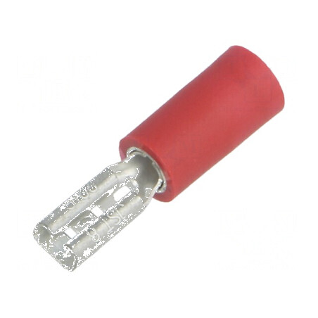 Terminal plat 2,8mm mamă 0,5-1,5mm2 crimpat pe cablu | Electronic-mag.ro | Componente Electronice