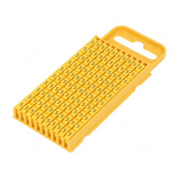 Markere Marcaj 5mm poliamidă galbenă -40÷85°C WIC | Electronic-mag.ro | Componente Electronice