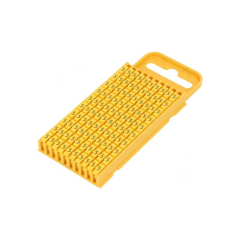 Markere Marcaj 5mm poliamidă galbenă -40÷85°C WIC | Electronic-mag.ro | Componente Electronice