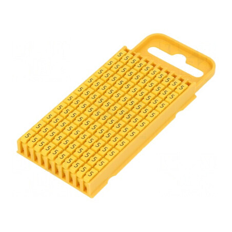 Markere Marcaj 5mm poliamidă galbenă -40÷85°C WIC | Electronic-mag.ro | Componente Electronice