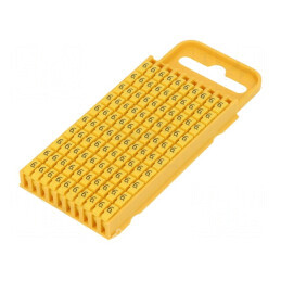 Markere Marcaj 6 poliamidă galbenă 4,3-5,3mm -40-85°C WIC | Electronic-mag.ro | Componente Electronice