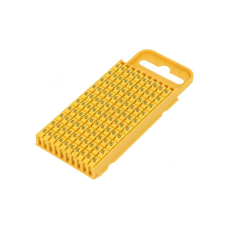 Markere Marcaj 6 poliamidă galbenă 4,3-5,3mm -40-85°C WIC | Electronic-mag.ro | Componente Electronice Markere Marcaj 6 poliamidă galbenă 4,3-5,3mm -40-85°C WIC | Electronic-mag.ro | Componente Electronice