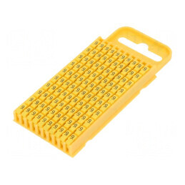 Markere Marcaj Galbene 9mm, 4,3÷5,3mm, Poliamidă, Temperatură -40÷85°C WIC | Electronic-mag.ro | Componente Electronice