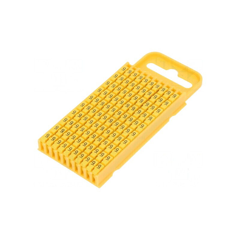 Markere Marcaj Galbene 9mm, 4,3÷5,3mm, Poliamidă, Temperatură -40÷85°C WIC | Electronic-mag.ro | Componente Electronice Markere Marcaj Galbene 9mm, 4,3÷5,3mm, Poliamidă, Temperatură -40÷85°C WIC | Electronic-mag.ro | Componente Electronice
