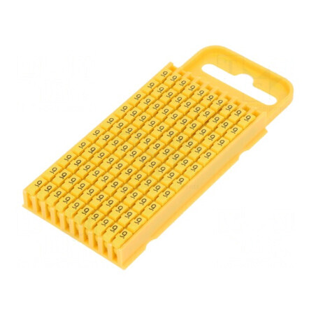 Markere Marcaj Galbene 9mm, 4,3÷5,3mm, Poliamidă, Temperatură -40÷85°C WIC | Electronic-mag.ro | Componente Electronice