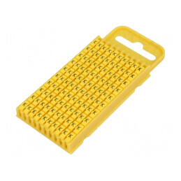 Markere Marcaj K 4,3-5,3mm poliamidă galbenă -40 la 85°C WIC | Electronic-mag.ro | Componente Electronice