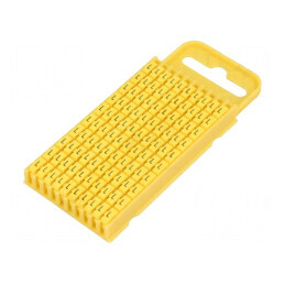 Markere Marcaj Poliamidă Galbenă L 4,3÷5,3mm -40÷85°C WIC | Electronic-mag.ro | Componente Electronice