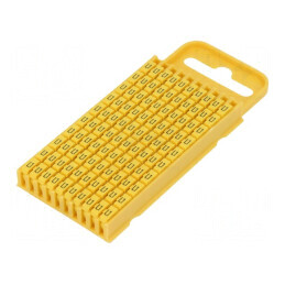 Markere Marcaj L1 4,3-5,3mm poliamidă galbenă -40 până la 85°C WIC | Electronic-mag.ro | Componente Electronice