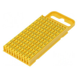 Markere Marcaj L2 4,3-5,3mm Poliamidă Galbenă -40÷85°C WIC | Electronic-mag.ro | Componente Electronice