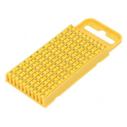 Markere Marcaj N 4,3-5,3mm poliamidă galbenă -40 la 85°C WIC | Electronic-mag.ro | Componente Electronice